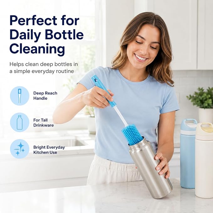 4 Pack Water Bottle Cleaning Kit Water Bottle Cleaner Brush - Image 4