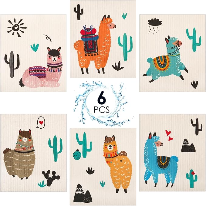 Remagr 6 Pcs Swedish Kitchen Dish Towels by Remagr