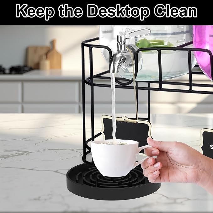 Drip Tray Compatible with Ninja Slushie machine, 1 Pack Black Silicone Drip Mat - Image 7