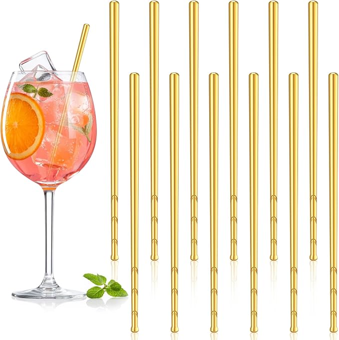 12 Pcs Baseball Bat Cocktail Stirrers Metal Coffee Beverage Stirrer 4.8 Inch by Willinglong