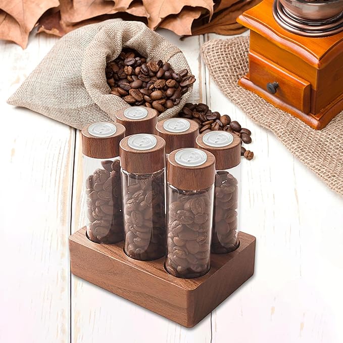 Coffee Bean Dispenser Coffee Beans Storage Containers Kitchen Canister - Image 6