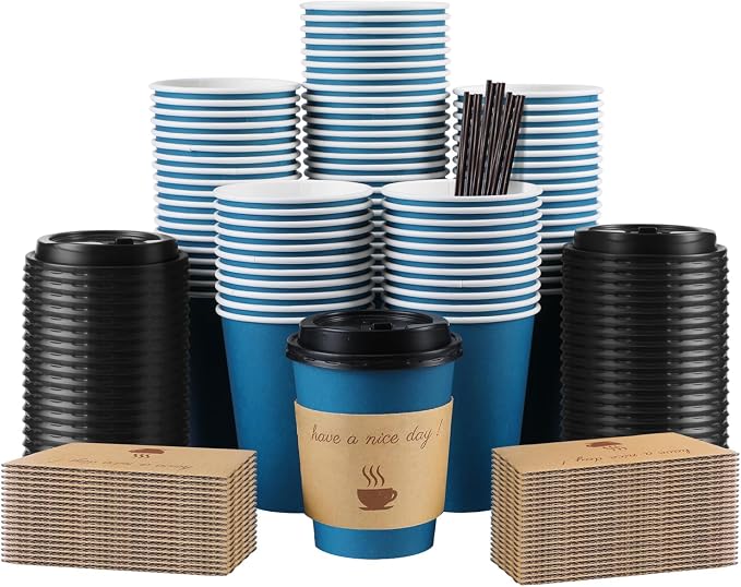 Clawsoff 100 Pack 10 oz Coffee Cups by BuyNow