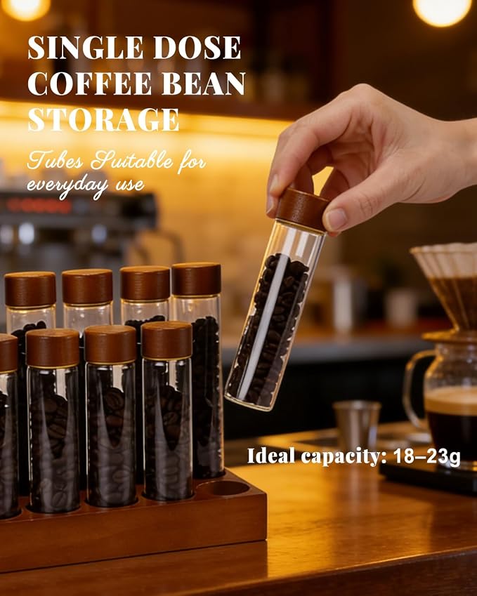 Coffee Tubes, Single Dose Coffee Bean Storage Kit - Image 4