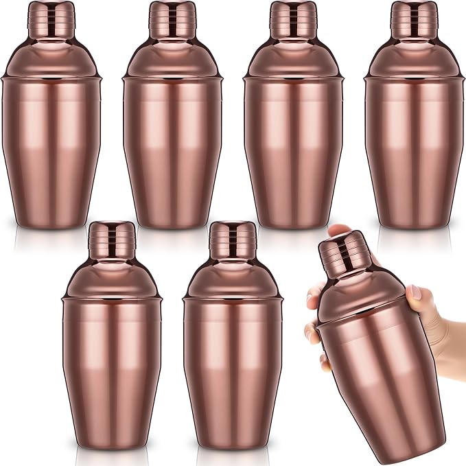 Nitial 6 Pcs Bar Cocktail Shaker Professional Stainless Steel Martini Drink by Nitial