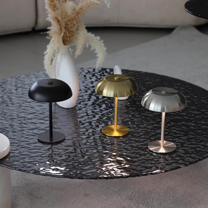2 Pack Cordless Mushroom Table Lamp - Image 9