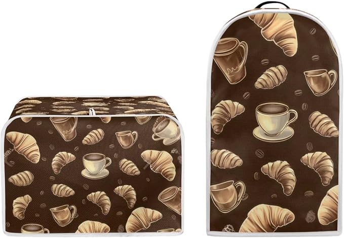 doginthehole Coffee Printed Toaster Covers 4 Slice Blender Covers - Image 5