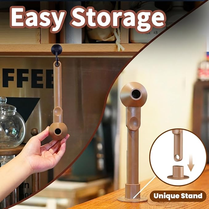 Coffee Scoop with Funnel for Ground Coffee, Protein Powder & Tea, for Reusable - Image 4