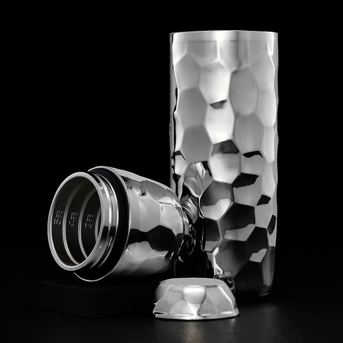 HexClad 25 oz Cocktail Shaker, Vacuum Insulated Bar Shaker - Image 4