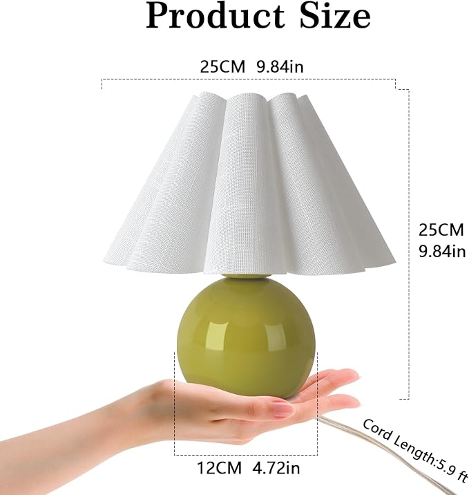 Green Small Touch Control Table Lamp - Image 2