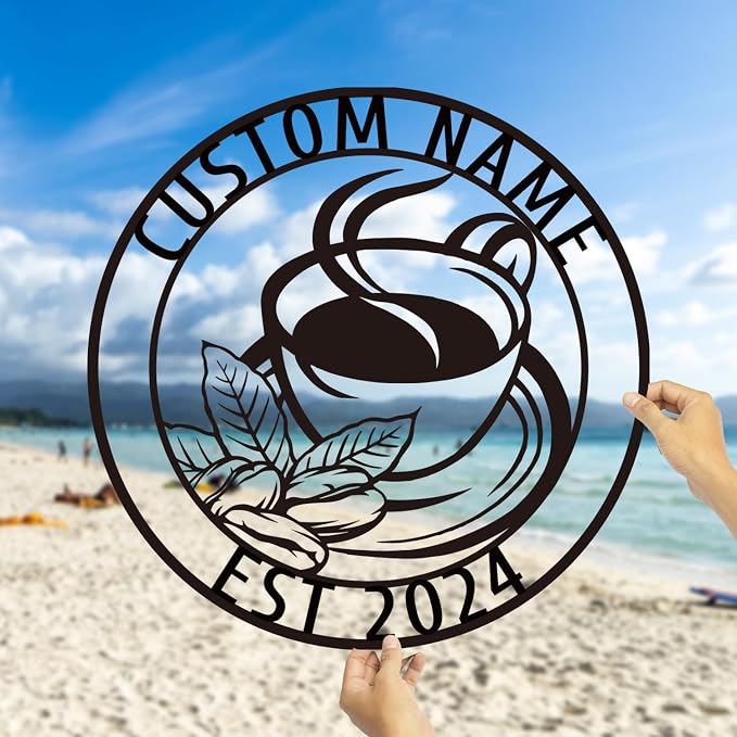 Personalized Coffee Bar Sign, Coffee Sign - Image 2