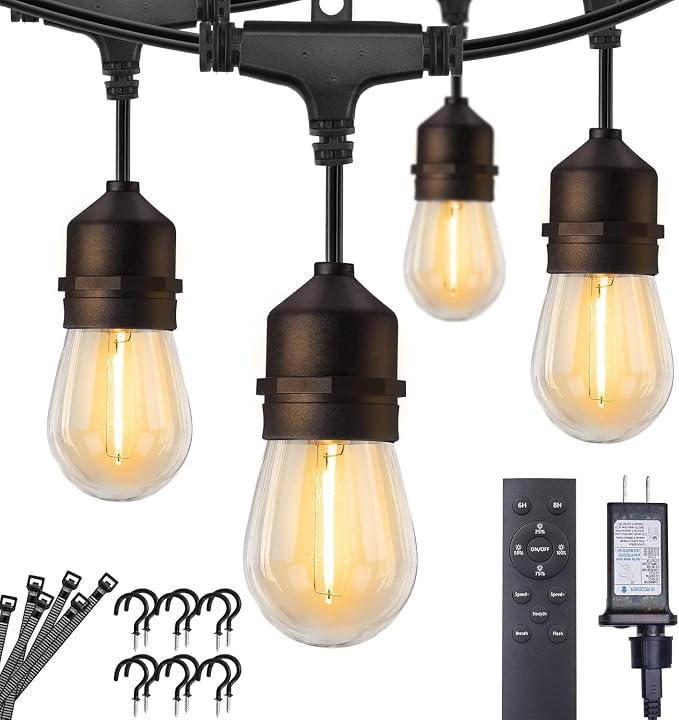 Brightown 82FT Outdoor String Lights by Brightown