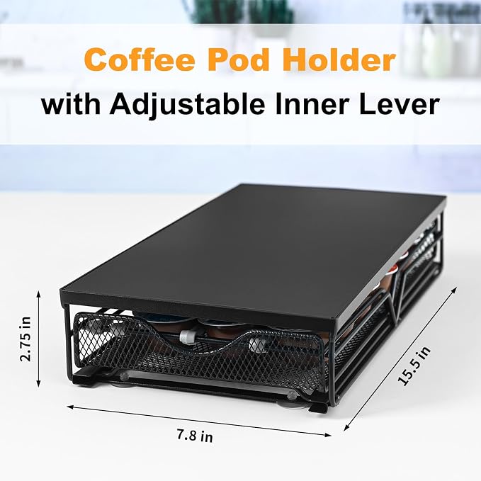 FrutPunch Coffee Pod Holder is Pull-Out and has an Adjustable Lever, K Cup - Image 3