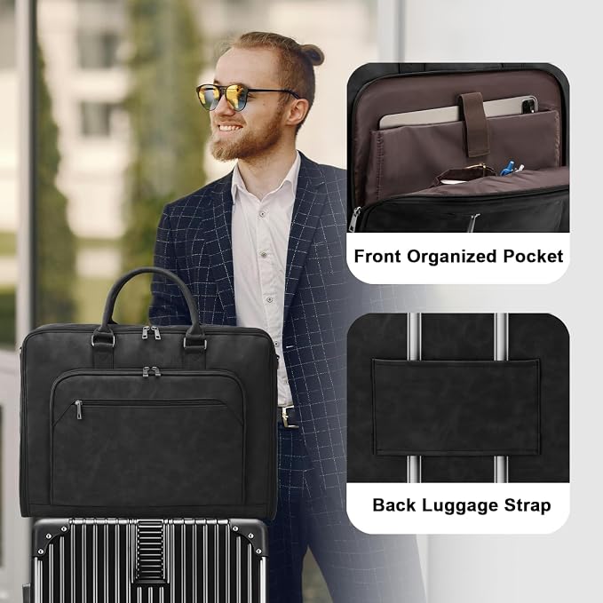 Garment Bag for Travel Large Carry on Garment Bags Men Women | Garment Suitcase - Image 5