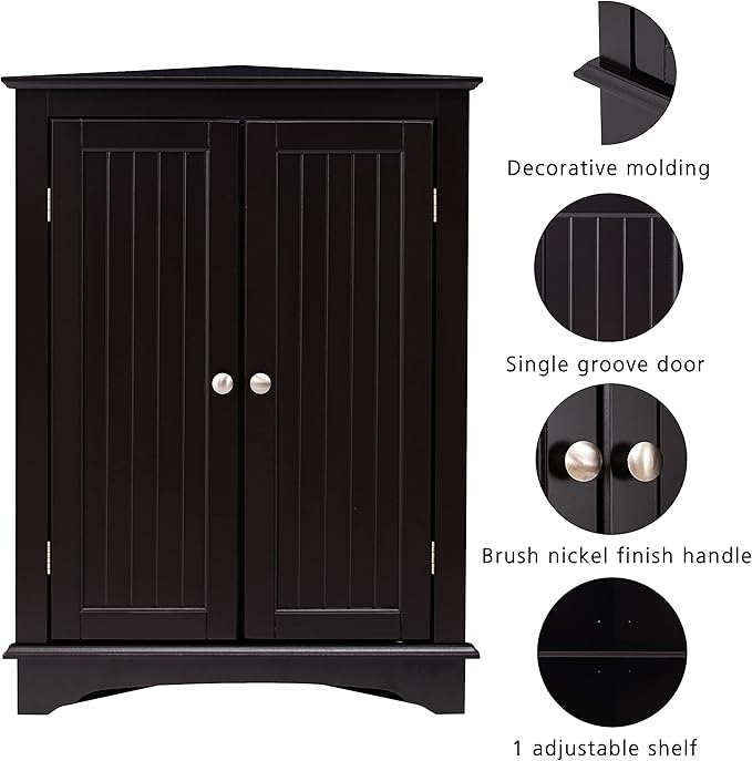 Spirich Floor Corner Cabinet - Image 6