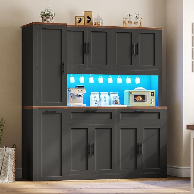 Itaar 71" Kitchen Pantry Cabinet - Image 3