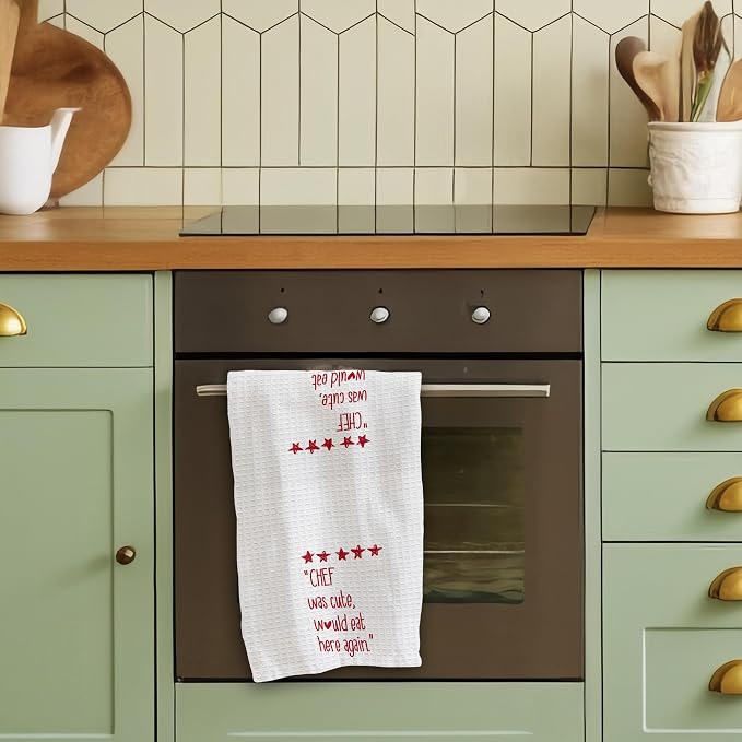 Red & White Kitchen Towels - Image 5