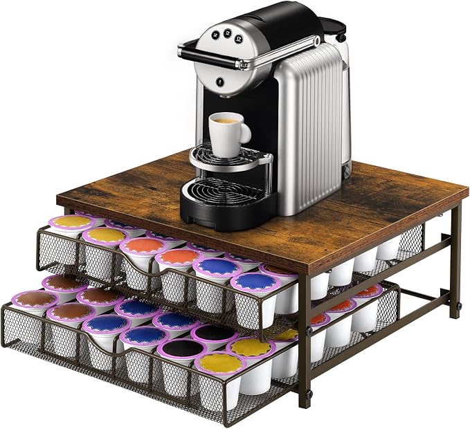 Coffee Pod Drawer Holder Coffee Pod Storage Organizer by BTY