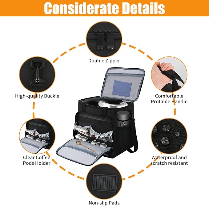 Travel Coffee Maker Carrying Bag Compatible - Image 3