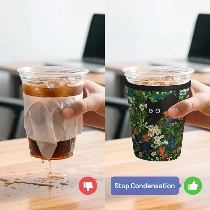 Iced Coffee Sleeve Reusable Cup Sleeves - Image 4