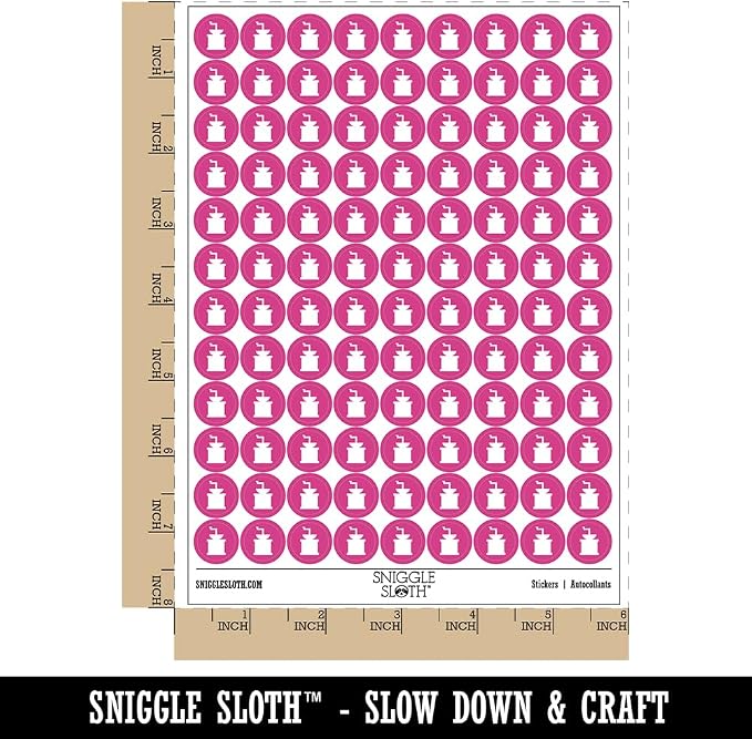 Coffee Grinder Solid 200+ Round Stickers - Image 2