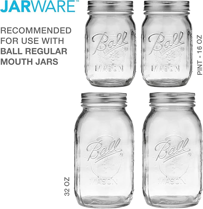 Jarware Mason Jar Cocktail Shaker Lid - Image 6