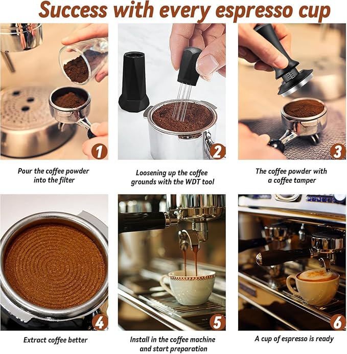 Espresso Tamper Calibrated Spring Loaded Coffee Tamper - Image 7