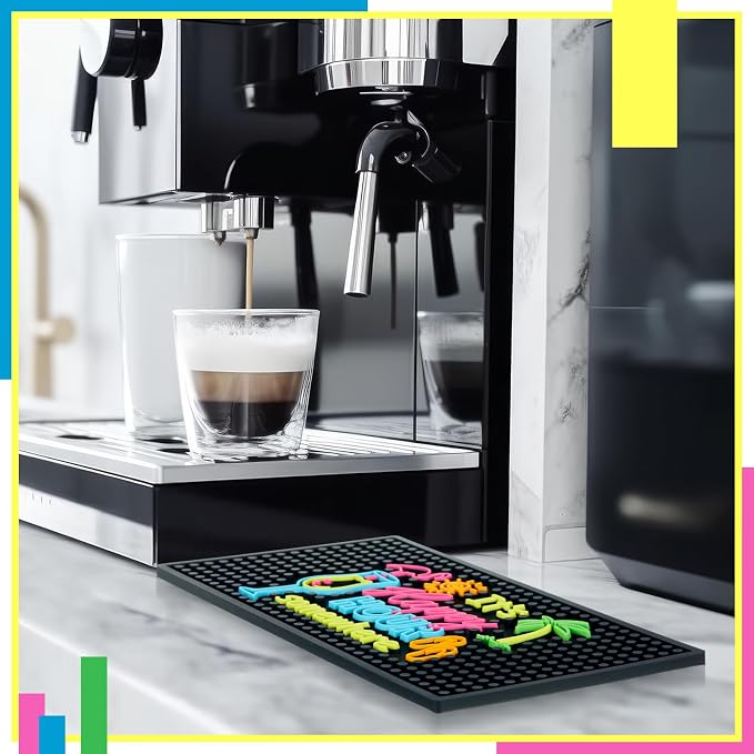 Jingmore Rubber Bar Mat for Bartending Coffee Bar Mat for Countertop Non Slip - Image 7