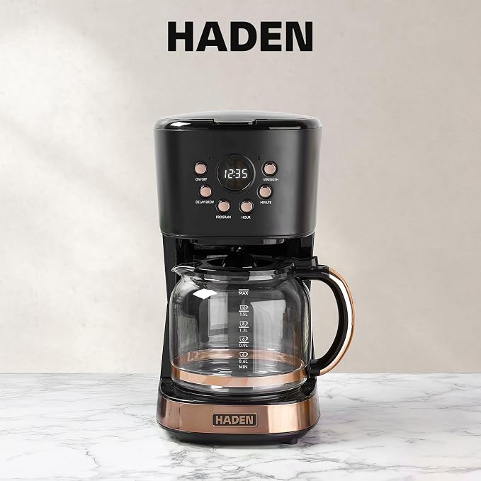 HADEN Coffee Machine, 12 Cup Programmable Drip Coffee Maker - Image 7