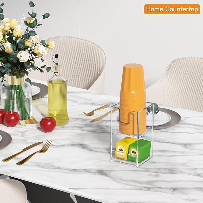 Beego 2-Compartment Cup Holder for Countertop - Image 2