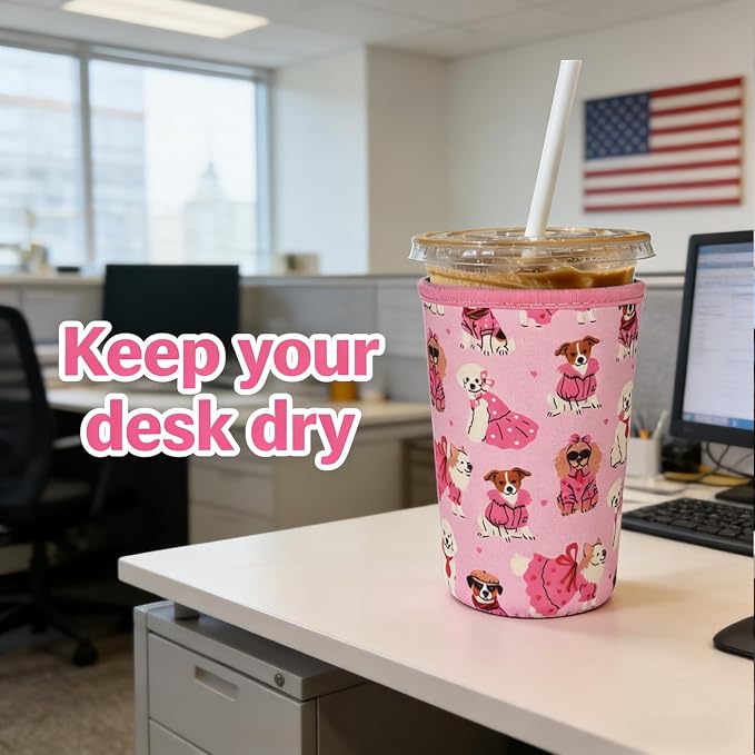 Reusable Iced Coffee Insulator Sleeve - Image 6