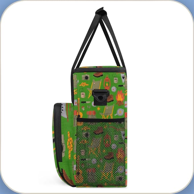 Camping Coffee Maker Travel Bag, Camping Large Carrying Storage Case Insulated - Image 4