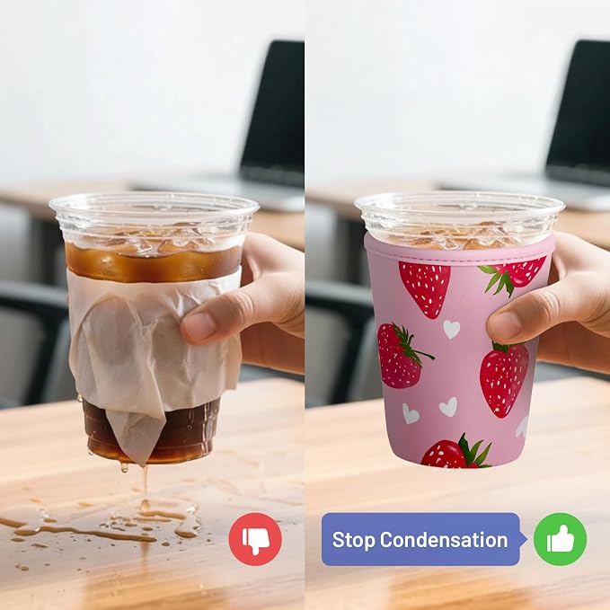 Iced Coffee Sleeve Reusable Cup Sleeves - Image 4