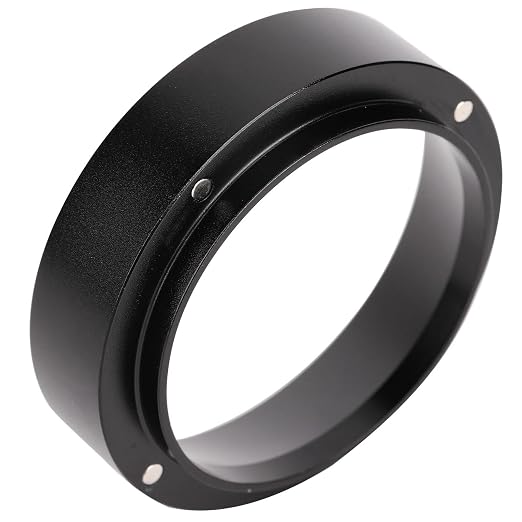 51mm Dosing Funnel, Aluminum Coffee Powder Ring, Safe Espresso Accessories Can by Unknown