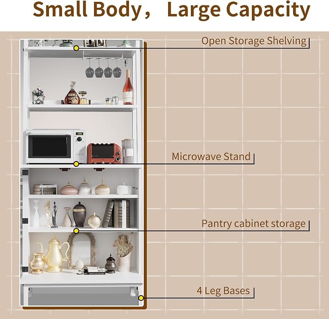 kepptory 58" Kitchen Baker's Rack - Image 4