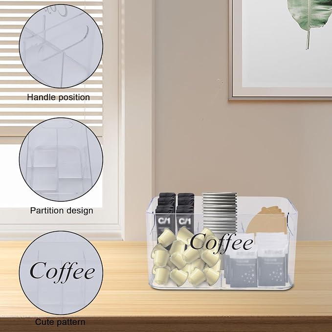 Coffee Bar Station Organizer, Coffees Pod Holder - Image 2