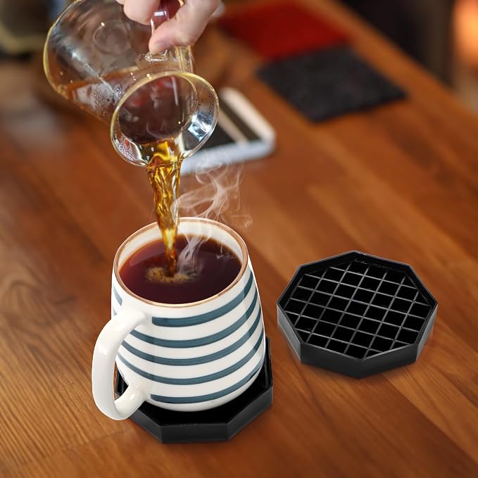 Tebery 6 Pack 4 Inch Coffee Drip Trays, Handy Water Catcher Tray - Image 7
