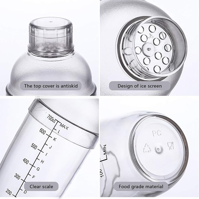 1Pc Plastic Cocktail Shaker - Image 3