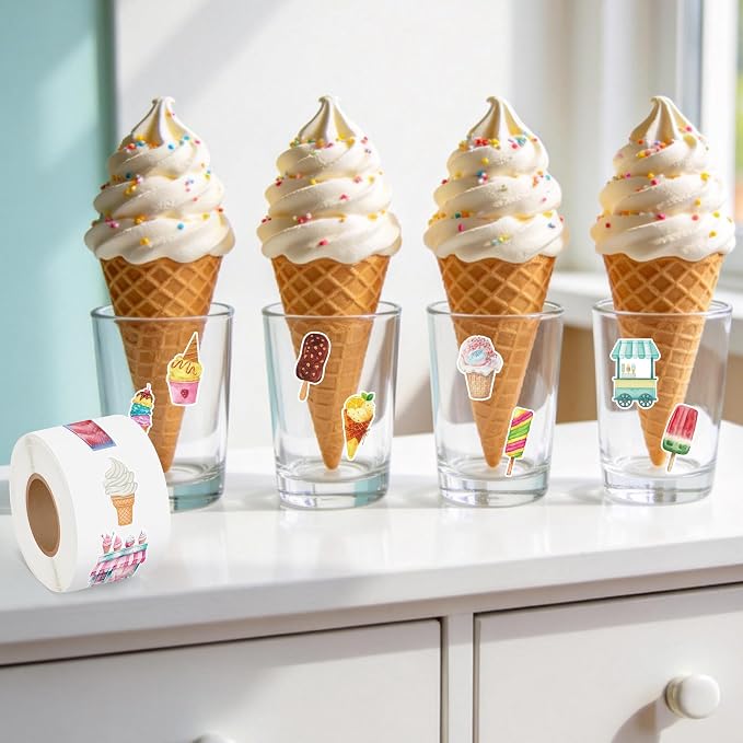 Haooryx Ice Cream Sticker Rolls - Image 4