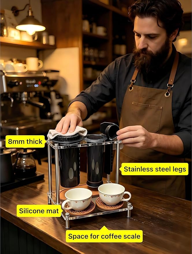 Organizer Stand for AeroPress XL, Coffee Bar Station, Storage Solution Fits XL - Image 7