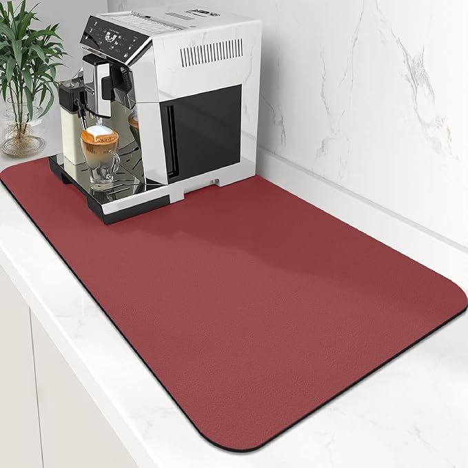 WISELIFE Coffee Mat Super Absorbent Dish Drying Mat Coffee Bar Accessories Match by WiseLife