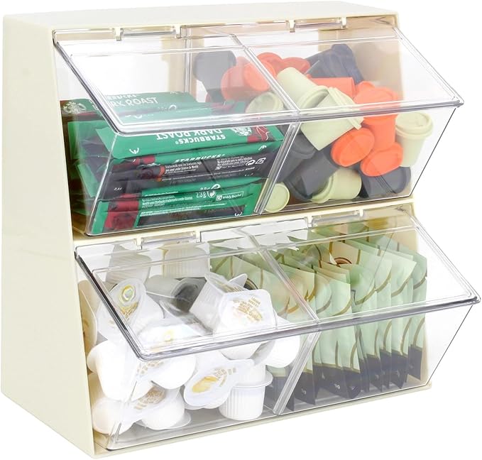 Bokelai Creamer Holder Plastic Tea Bag Organizer by Bokelai