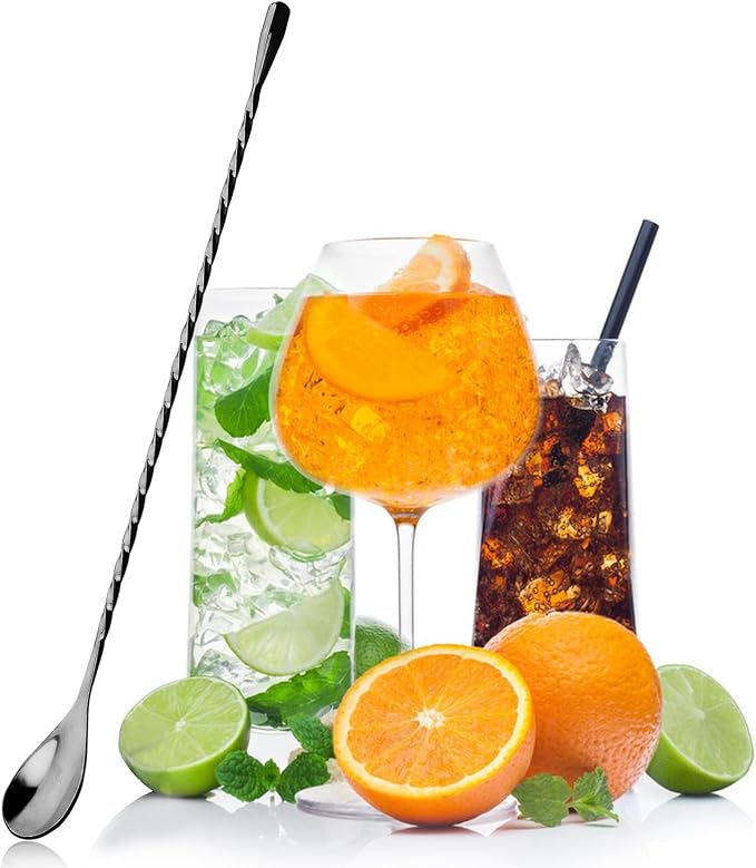 12 Inches Bar Spoon, Long Handle Mixing Stirrers - Image 5