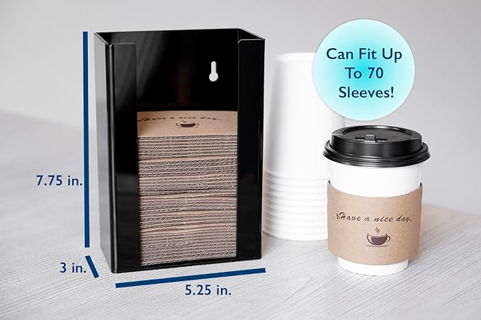 Inevibe 2 Pack Coffee Cup Sleeve Holder - Image 3