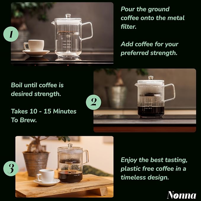 NONNA 2.0 Glass Coffee Percolator - Image 4