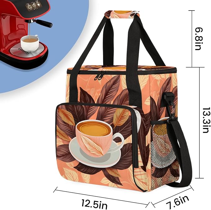 Coffee Maker Carring Bag Travel Storage Tote Bag Compatible - Image 5
