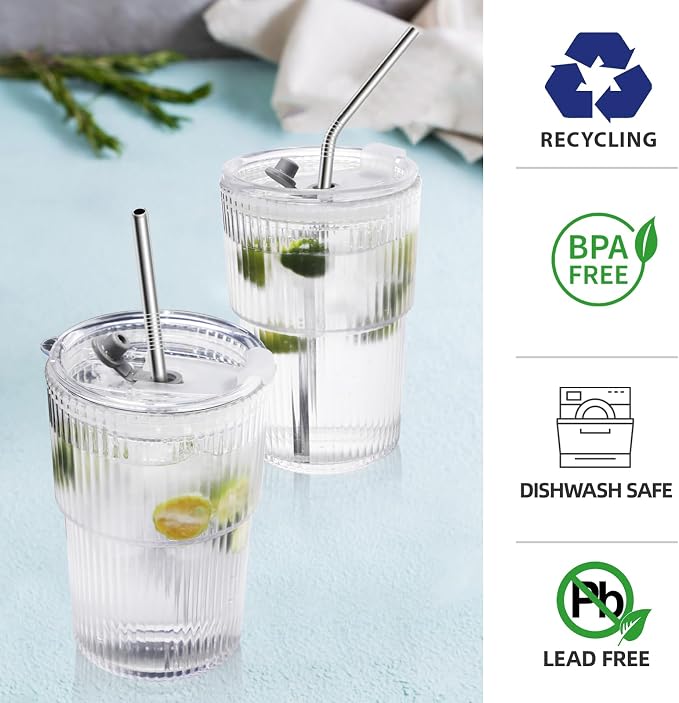 16 OZ Reusable Iced Coffee Cups - Image 2