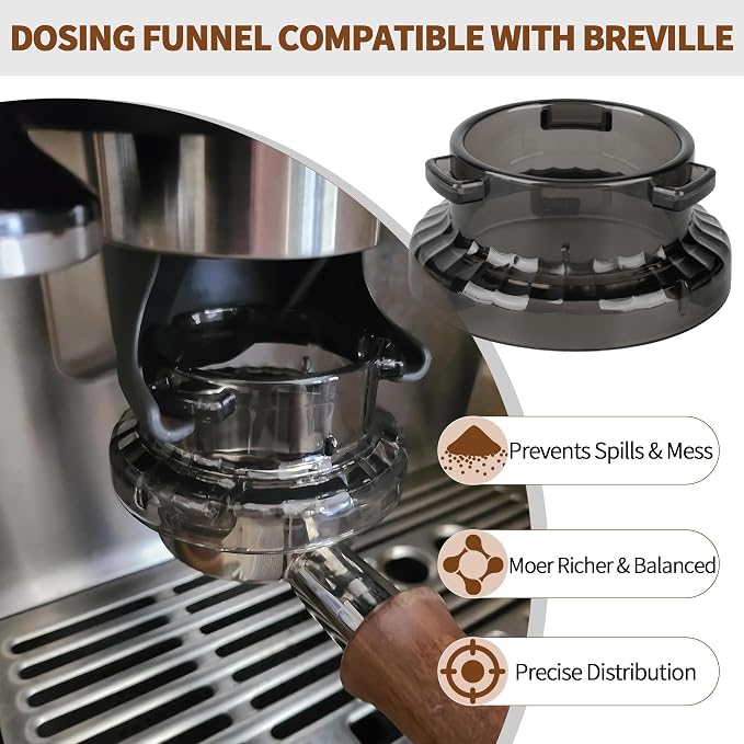 54mm Dosing Funnel, Espresso Dosing Funnel Compatible - Image 6