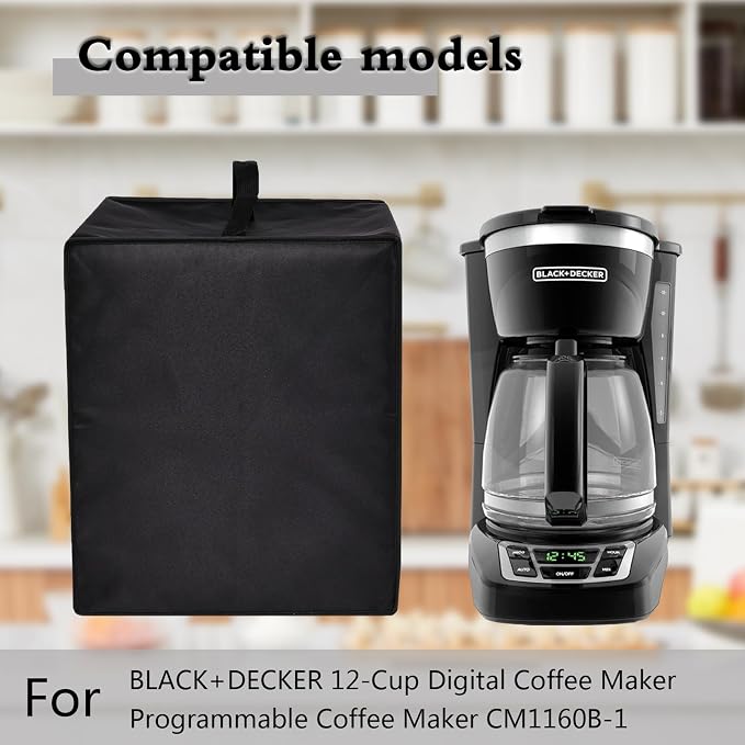 Coffee Maker Cover Heavy Duty Heat Resistant Waterproof Protective Coffee - Image 2