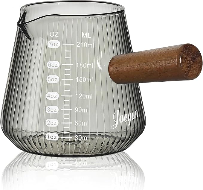 Joeyan Espresso Measuring Cup, 7oz Gray Espresso Shot Cups by JoeyanHousehold