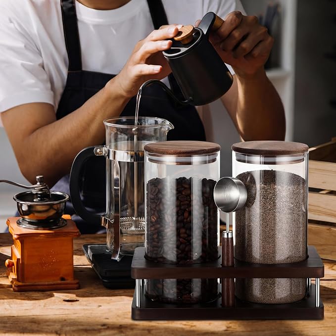 Suclain Glass Coffee Grounds Container - Image 3